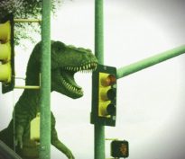 Quand un dinosaure passe au vert