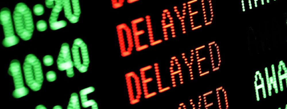 Vol retardé: le temps c’est de l’argent