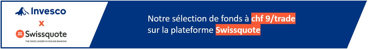 Invesco funds for 9 Swiss francs on the Swissquote platform