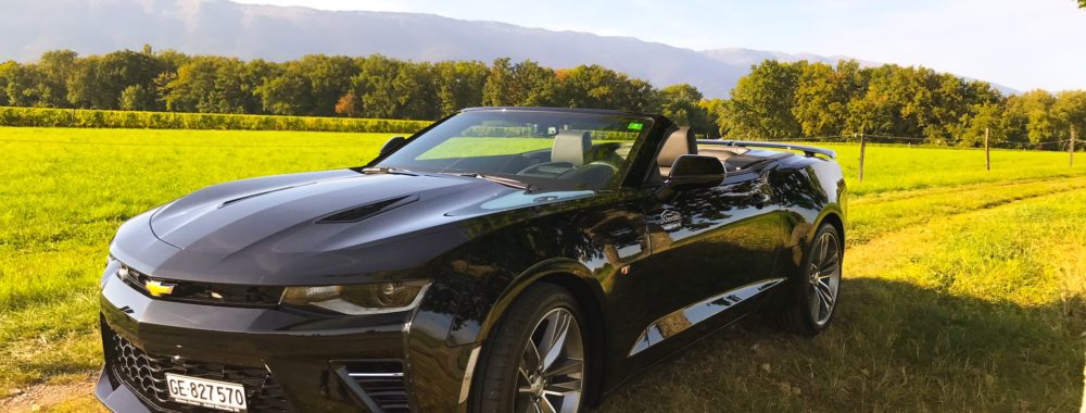 Born in the USA mais expatriée en Suisse (Chevrolet Camaro V8)