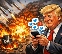 TRUMP FAIT LA GUERRE COMME IL FAIT LES DEALS : VITE, MAL, ET avec un smartphone