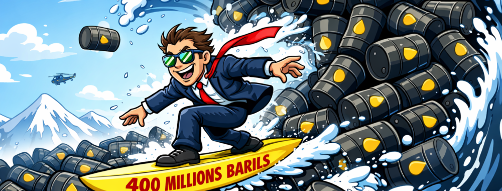 Pour 400 millions de barils, t’as plus rien !