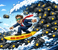 Pour 400 millions de barils, t’as plus rien !