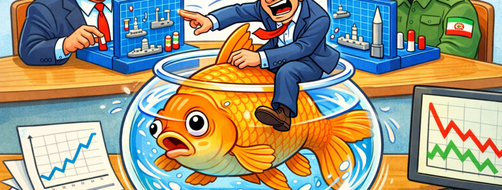 La guerre ? Quelle guerre ? Le Pétrole ? Quel Pétrole ? Et puis, quel poisson rouge ?