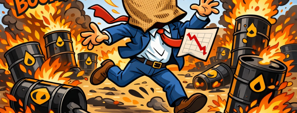 Aucune vision, la tête dans un sac et le pétrole comme seule référence