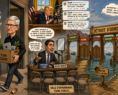 Tim Cook, Kevin Warsh et le détroit d&rsquo;Ormuz