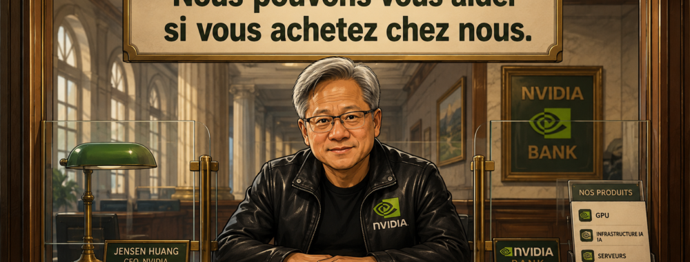 Nvidia est en train de devenir la banque centrale de l&rsquo;Intelligence Artificielle