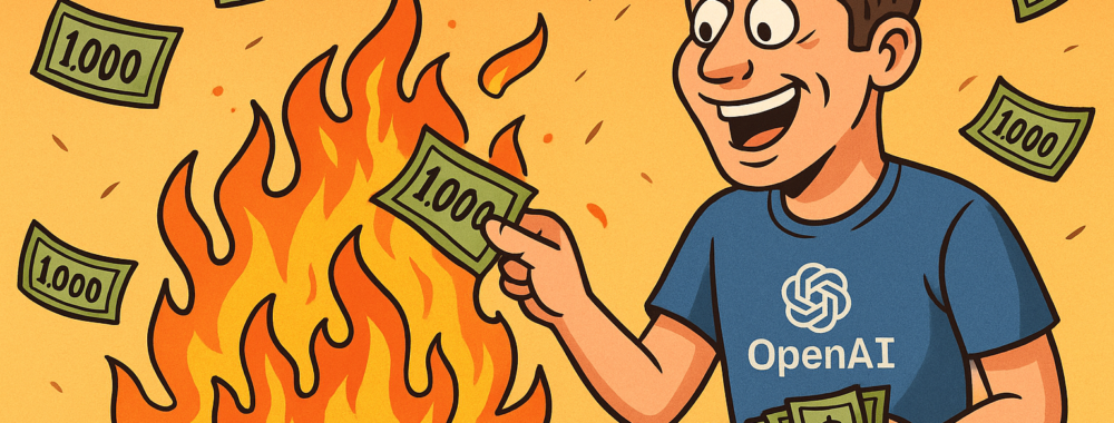 On brûle du cash chez ChatGPT et on bat des records avec l’autre main