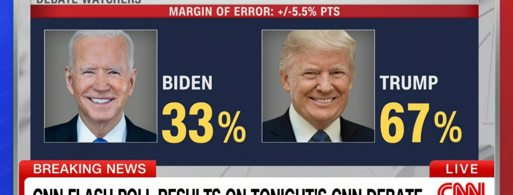 Au milieu de nulle part en regardant la télé avec consternation et les Démocrates paniquer…