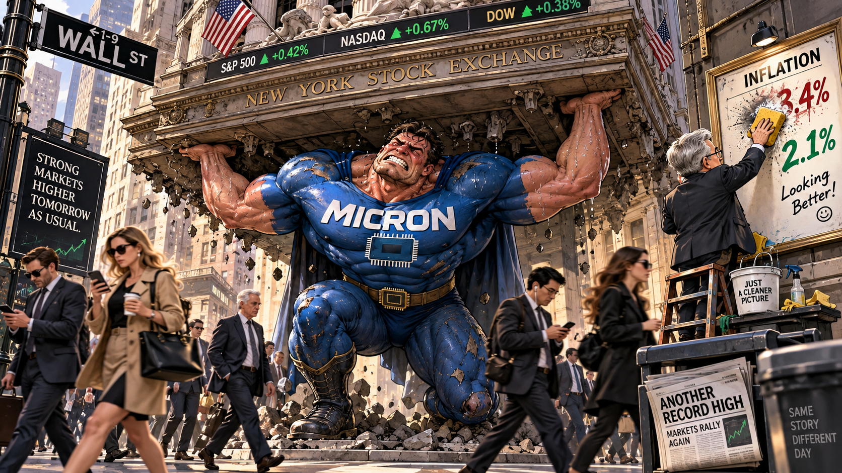 L’inflation repeinte à neuf et Micron sur le toit du monde – 1er octobre 2026