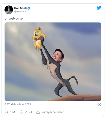 dodge musk tweet